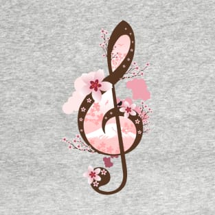 Cherry Blossom Music T-Shirt